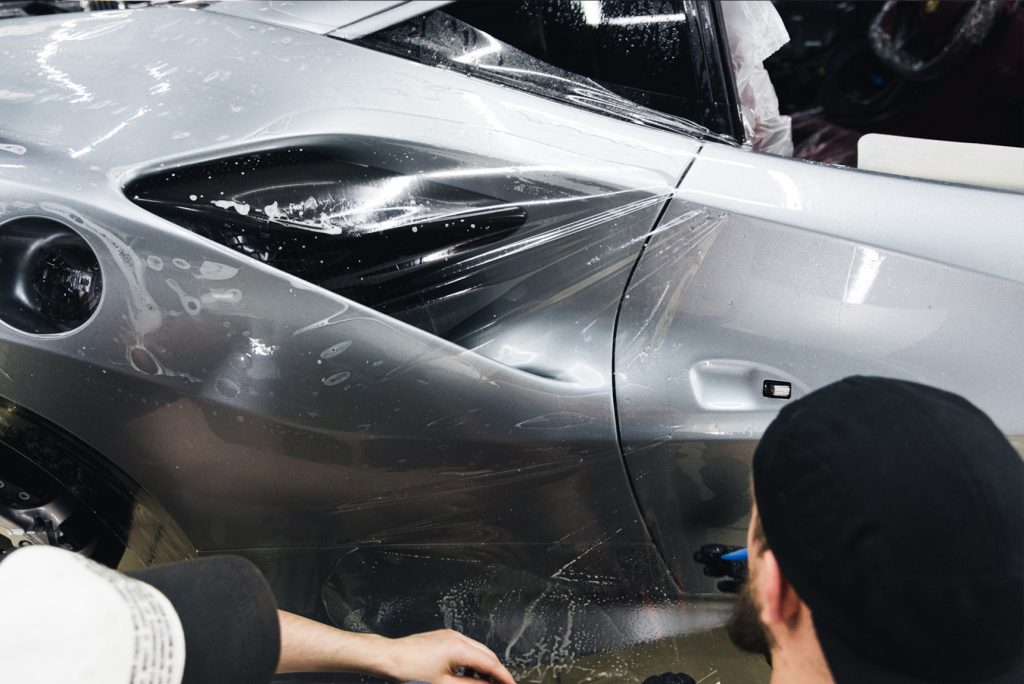 ferrari install car wrap film