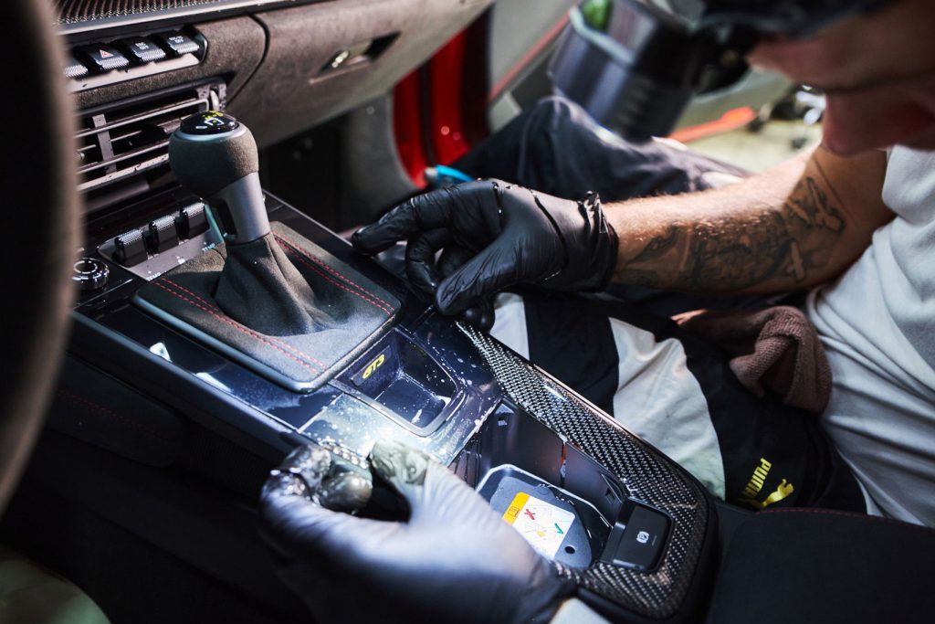 interior detailing porsche 911