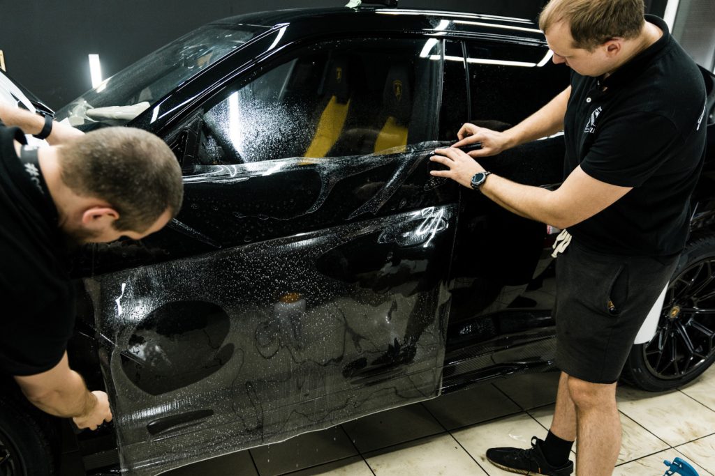 Lamborghini ppf wrap