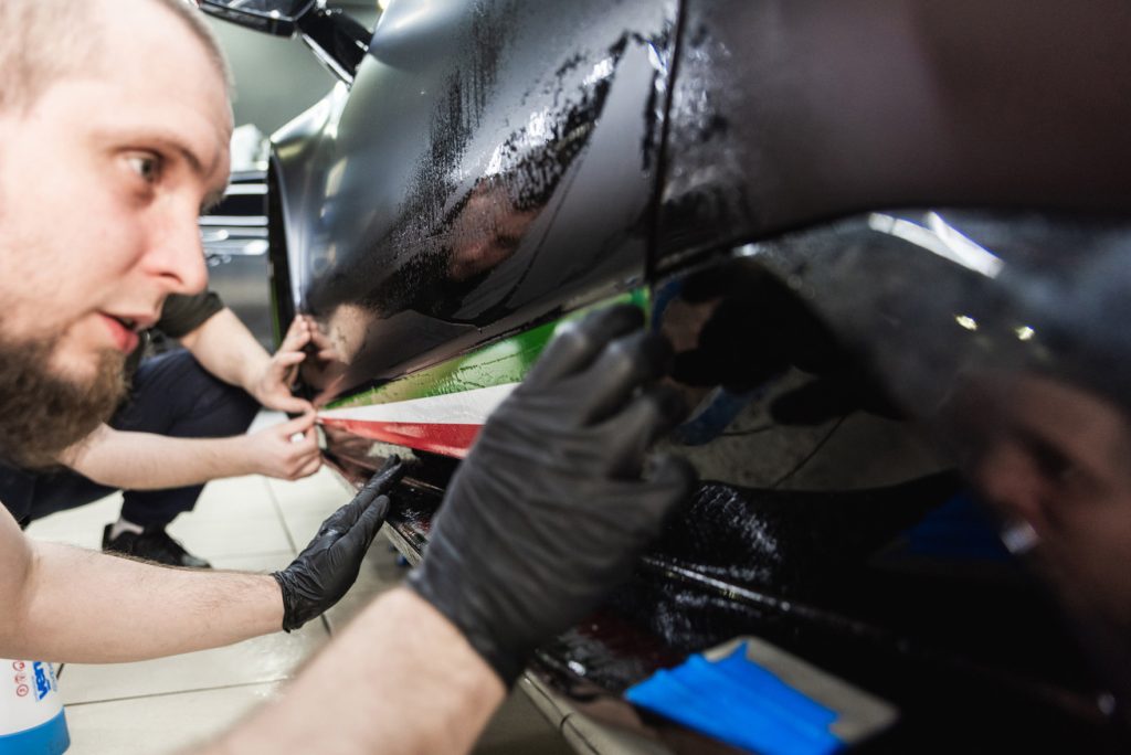 Protective anti gravel film