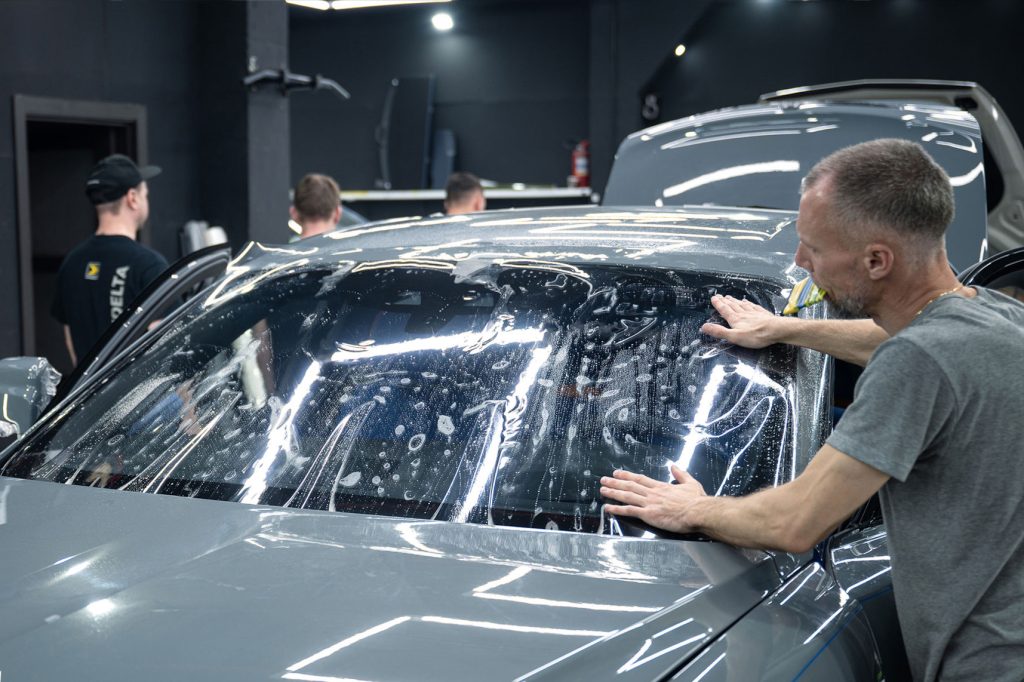 Rolls Royce ghost windscreen ppf